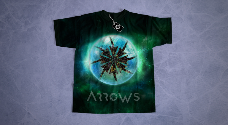 Arrows - T-Shirt - Arctic Wolf Design